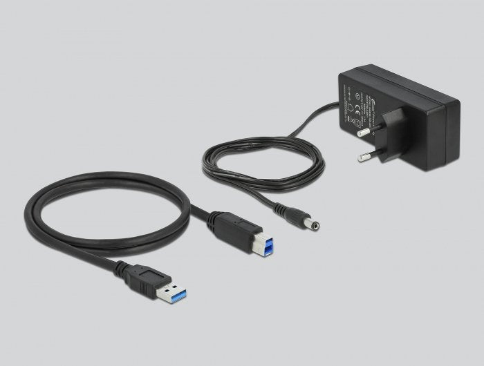 EAN 4043619632633 - DeLOCK 63263 hub de interfaz USB 3.2 Gen 1 (3.1 Gen 1) Type-B 5000 Mbit/s Gris imagen 4