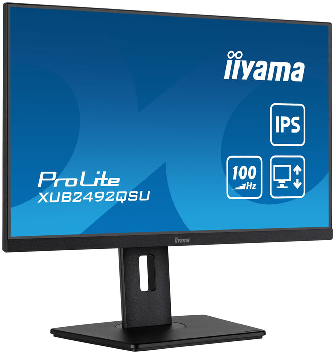 EAN 4948570123179 - iiyama ProLite XUB2492QSU-B1 pantalla para PC 60,5 cm (23.8") 2560 x 1440 Pixeles Quad HD LED Negro imagen 3