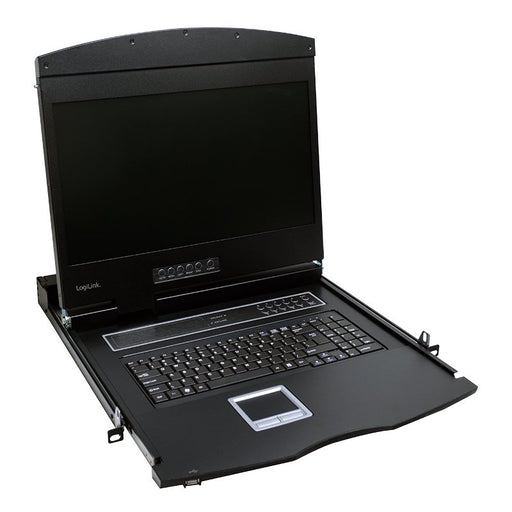 EAN 4052792045277 - LogiLink LC902GE consola de rack 47 cm (18.5") 1366 x 768 Pixeles Metal Negro 1U imagen 1