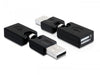 EAN 4043619652600 - DeLOCK 65260 cambiador de género para cable USB 2.0 A Negro imagen 1