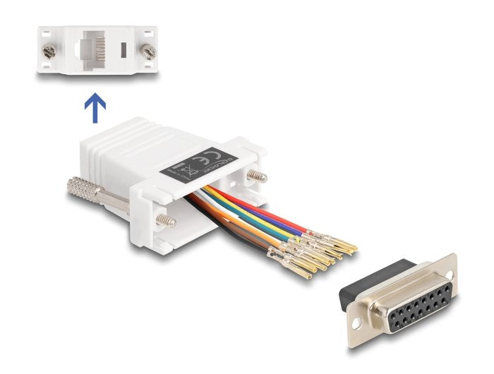 EAN 4043619671113 - DeLOCK 67111 tarjeta y adaptador de interfaz RJ-45 imagen 1