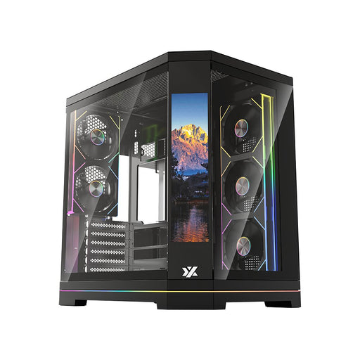 EAN 6978262011994 - XYZ Gabinete Neutrón X Pro, Midi-Tower, ATX/Micro-ATX/ITX, USB 3.0, sin Fuente, 5 Ventiladores Instalados imagen 1