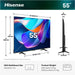 EAN 6942351430447 - Hisense 55A6S 139,7 cm (55") 4K Ultra HD Smart TV Wifi Negro imagen 2
