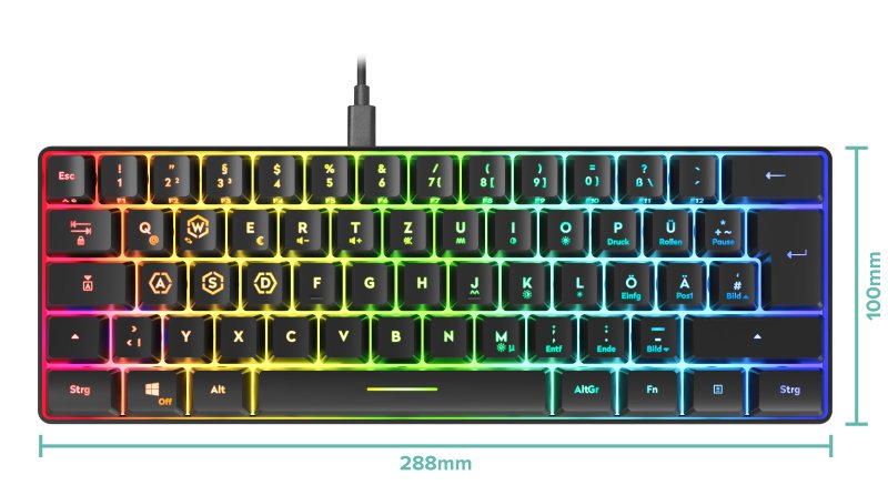 EAN 4027301781809 - SPEEDLINK SL-670014-BK teclado Juego RF inalámbrica + USB QWERTZ Alemán Negro imagen 6