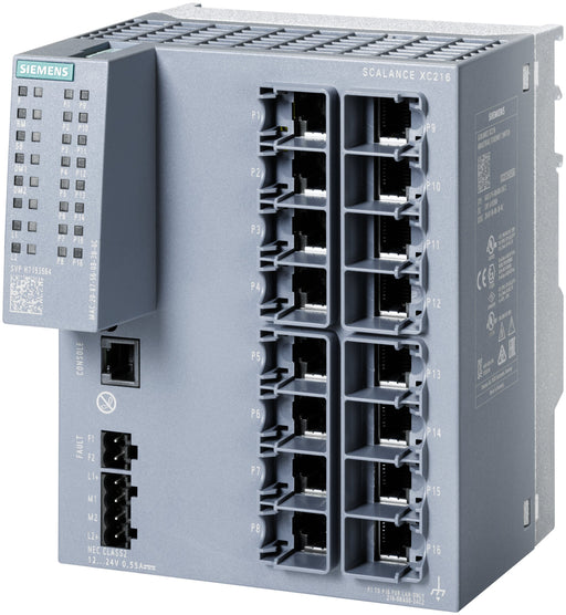 EAN 4047622314869 - Siemens 6GK5216-0BA00-2AC2 switch Gestionado L2 Fast Ethernet (10/100) imagen 1