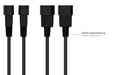EAN 4014619554881 - Alcasa P1405-S050 cable de transmisión Negro 5 m C14 acoplador C5 acoplador imagen 3