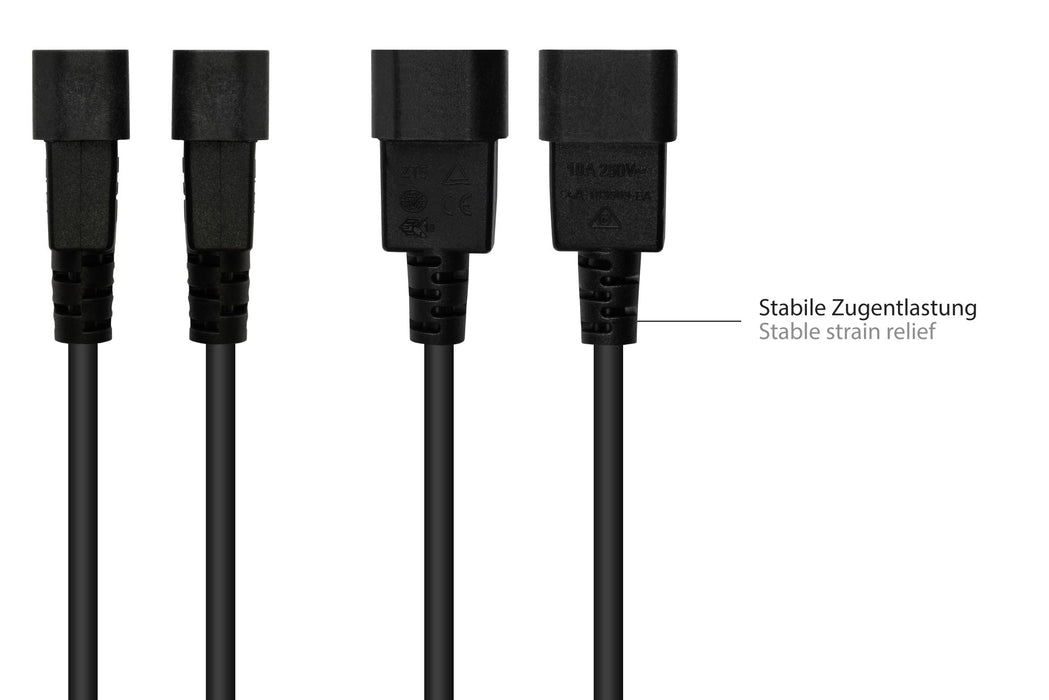 EAN 4014619554973 - Alcasa P1450-S050 cable de transmisión Negro 5 m C14 acoplador C15 acoplador imagen 3