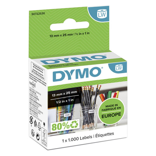 EAN 5411313113533 - DYMO LW - Multi-Purpose Labels - 13 x 25 mm - S0722530 Blanco Etiqueta para impresora autoadhesiva imagen 1