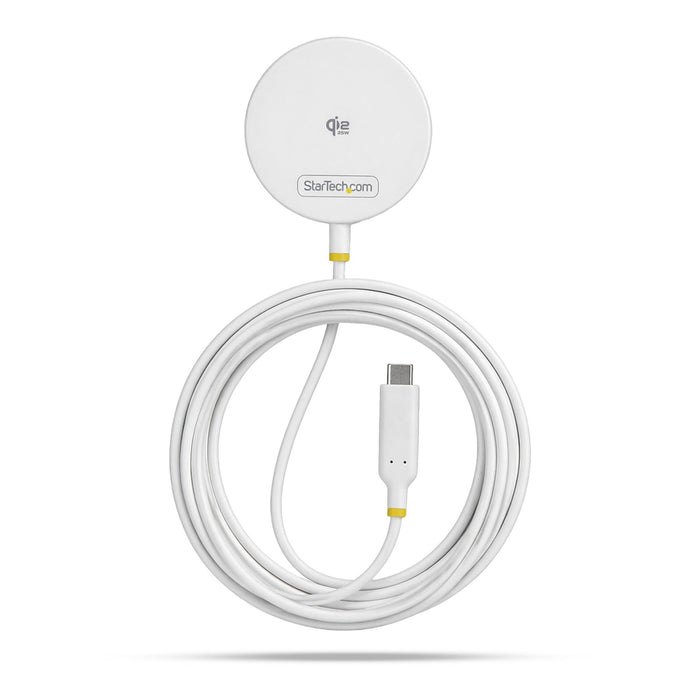 EAN 65030919883 - StarTech.com 1PW-WIRELESS-CHARGER cargador de dispositivo móvil Smartphone Blanco Cargador inalámbrico Inte imagen 1