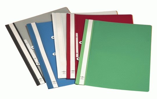 EAN 4005546201474 - Durable Clear View Folder archivador PVC Rojo imagen 2