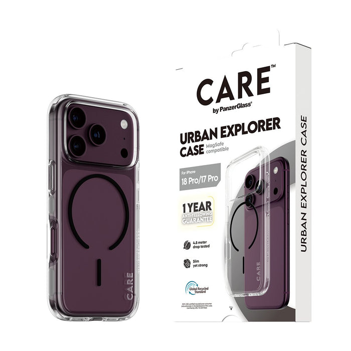 EAN 5715685043956 - PanzerGlass CARE™ by ® Urban Explorer Case Transparent w. Black MagSafe iPhone 2026 Pro | 17 Pro funda pa imagen 6