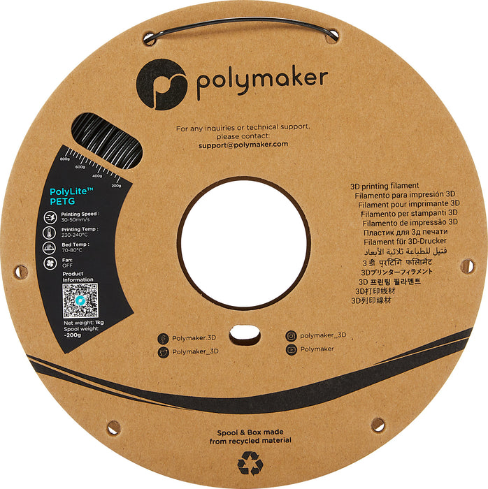 EAN 6938936710035 - Polymaker PB01001 material de impresión 3d Polietileno tereftalato glico (PETG) Negro 1 kg imagen 3