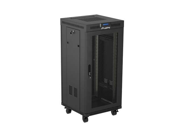 EAN 5901969447880 - Lanberg FF01-6624-23BL armario rack 24U Rack o bastidor independiente Negro imagen 13