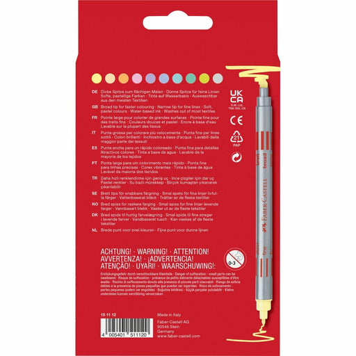 EAN 4005401511120 - Faber-Castell 151112 rotulador de punta fina Colores surtidos 10 pieza(s) imagen 2