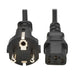 EAN 37332280923 - Eaton P054-03M-EU cable de transmisión Negro 3 m CEE7/7 IEC C13 imagen 1