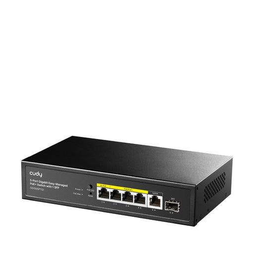 EAN 6971690791704 - Cudy GS1005PTS1 switch Gigabit Ethernet (10/100/1000) Energía sobre Ethernet (PoE) Negro imagen 2