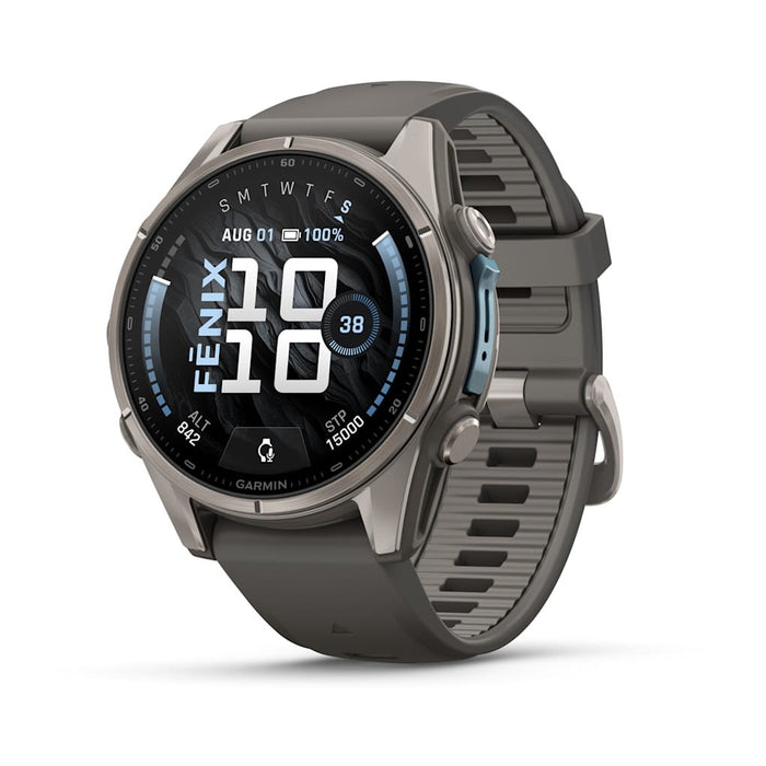 EAN 753759380991 - Garmin fēnix 9 3,3 cm (1.3") AMOLED 43 mm Digital 416 x 416 Pixeles Pantalla táctil Titanio Wifi GPS (saté imagen 1