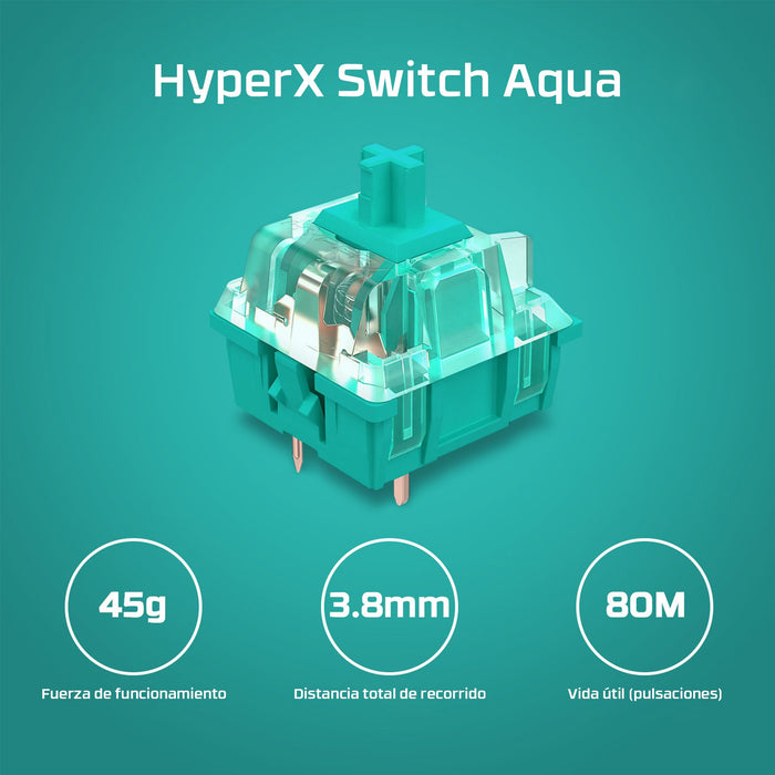 EAN 0196548062249 - HyperX Alloy Origins Core PBT HX Red Gaming Keyboard teclado Juego USB Negro imagen 8