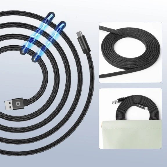 EAN 8594215993605 - Mobile Origin MC2-USBA-1M-BLK cable USB USB 2.0 USB C 0,48 Gbit/s Negro imagen 6