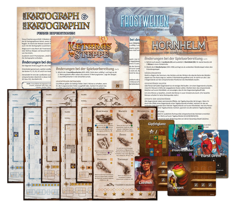 EAN 4250231734540 - Pegasus 51314G juego de tablero Der Kartograph 45 min Expansión de juego de mesa Multigénero imagen 1