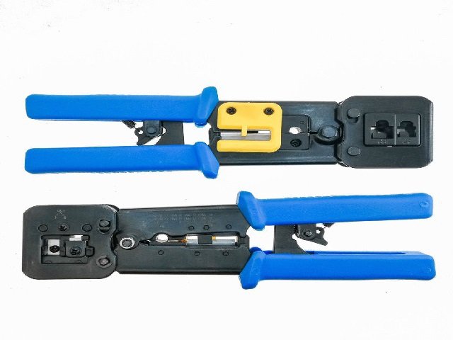 EAN 5901969424027 - Lanberg NT-0204 crimpadora Herramienta para prensar Negro, Azul imagen 1