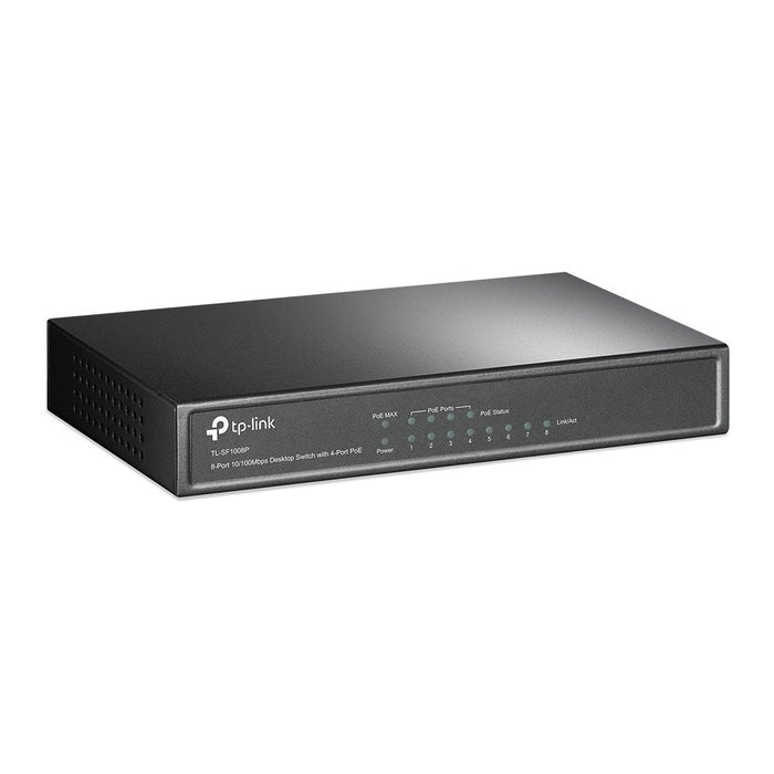 EAN 1210002616379 - TP-Link TL-SF1008P switch No administrado Fast Ethernet (10/100) Energía sobre Ethernet (PoE) Oliva imagen 2