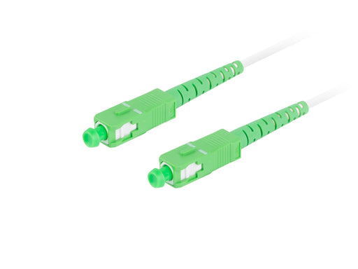 EAN 5901969430738 - Lanberg FO-SASA-SS31-0050-WH Cable de fibra óptica e InfiniBand 5 m SC Blanco imagen 2