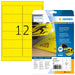 EAN 4008705080293 - HERMA 8029 etiqueta de impresora Amarillo Etiqueta para impresora autoadhesiva imagen 1
