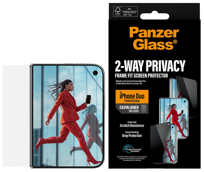 EAN 5715685054327 - PanzerGlass PG12437 protector de pantalla o trasero para teléfono móvil Protector de pantalla para privac imagen 2
