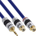 EAN 4043718118007 - InLine 89941P cable de audio 0,25 m 2 x RCA 3,5mm Azul imagen 1