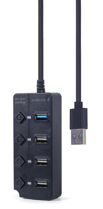 EAN 8716309124645 - Gembird UHB-U3P1U2P3P-01 hub de interfaz 5000 Mbit/s Negro imagen 1