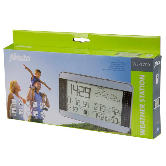 EAN 8712412533152 - Alecto WS-1700 Negro, Plata LCD Batería imagen 6