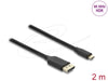 EAN 4043619801657 - DeLOCK 80165 adaptador de cable de vídeo 2 m USB Tipo C DisplayPort Negro imagen 2