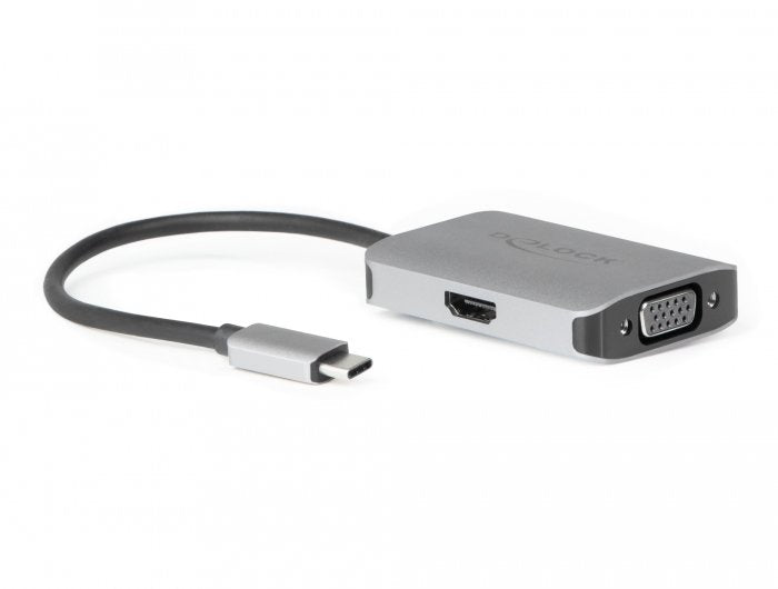 EAN 4043619877768 - DeLOCK 87776 divisor de video USB Tipo C 1x HDMI + 1x VGA imagen 1