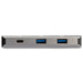 EAN 65030877893 - StarTech.com HB31C2A1CGB base para portátil y replicador de puertos USB 3.2 Gen 2 (3.1 Gen 2) Type-C Negro, imagen 3