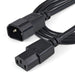 EAN 0065030855808 - StarTech.com PXT1001M cable de transmisión Negro C14 acoplador C13 acoplador imagen 4