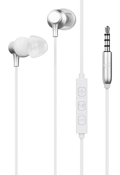EAN 8432426457229 - Energy Sistem Metallized Auriculares Alámbrico Dentro de oído Llamadas/Música Plata, Blanco imagen 3
