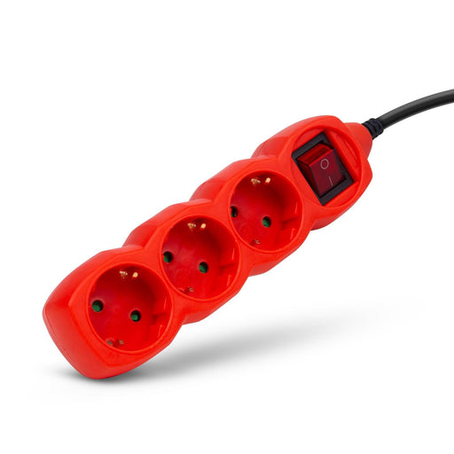 EAN 5999097984384 - Entac ESEG3-1.5-SW-R base múltiple 1,5 m 3 salidas AC Interior Rojo imagen 1
