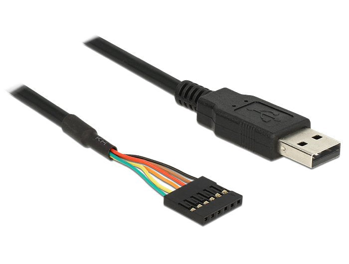 EAN 4043619837847 - DeLOCK 1.8m USB2.0-A/TTL 6-p cable USB 1,8 m USB A Negro imagen 2
