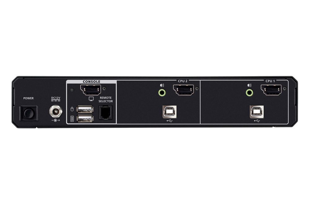 EAN 4710469349744 - ATEN CS1182DPH4-AT-G interruptor KVM Negro imagen 3