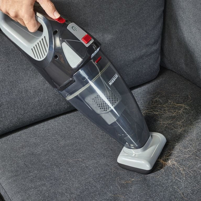 EAN 4008146041846 - Severin HV 7147 aspiradora de pie y escoba eléctrica Batería Secar Combinado Negro, Gris, Rojo imagen 7