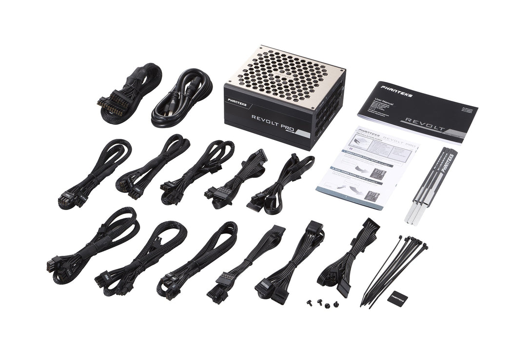EAN 886523500285 - Phanteks Revolt Pro unidad de fuente de alimentación 1000 W 24-pin ATX Negro imagen 8
