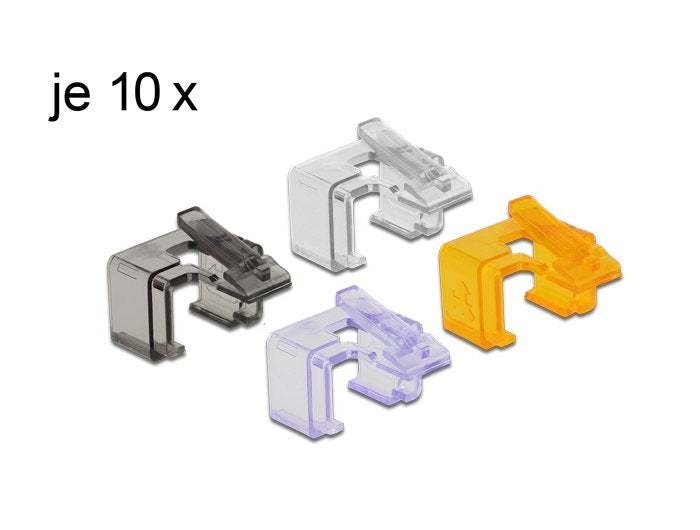 EAN 4043619864225 - DeLOCK 86422 abrazadera para cable Multicolor 40 pieza(s) imagen 1