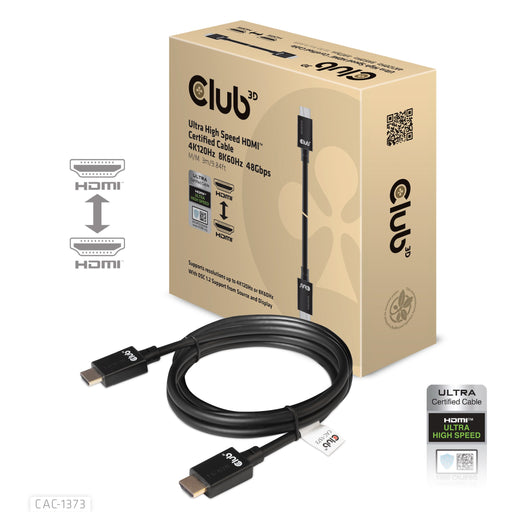 EAN 0841615101566 - CLUB3D cac-1373 cable HDMI 3 m Negro imagen 1