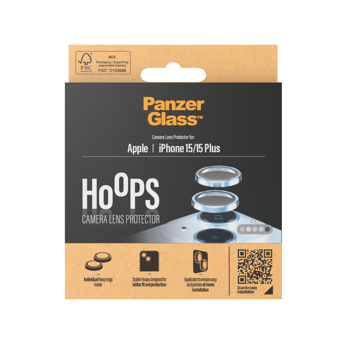 EAN 5711724011900 - PanzerGlass ® Hoops® Camera Lens Protector Blue iPhone 15 | 15 Plus Protector de pantalla Apple 1 pieza(s imagen 3