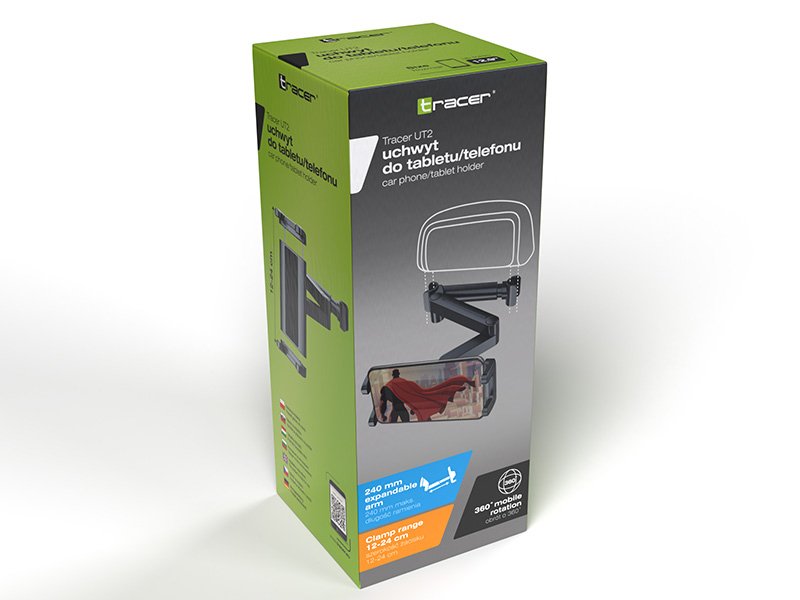 EAN 5907512870365 - Tracer UT2 Phone/Tablet Mount Soporte pasivo Teléfono móvil/smartphone, Tablet/UMPC Negro imagen 11