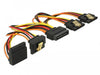 EAN 4043619601479 - DeLOCK 60147 cable de SATA 0,15 m SATA de 15 pines 4 x SATA de 15 pines Negro, Naranja, Rojo, Amarillo imagen 1