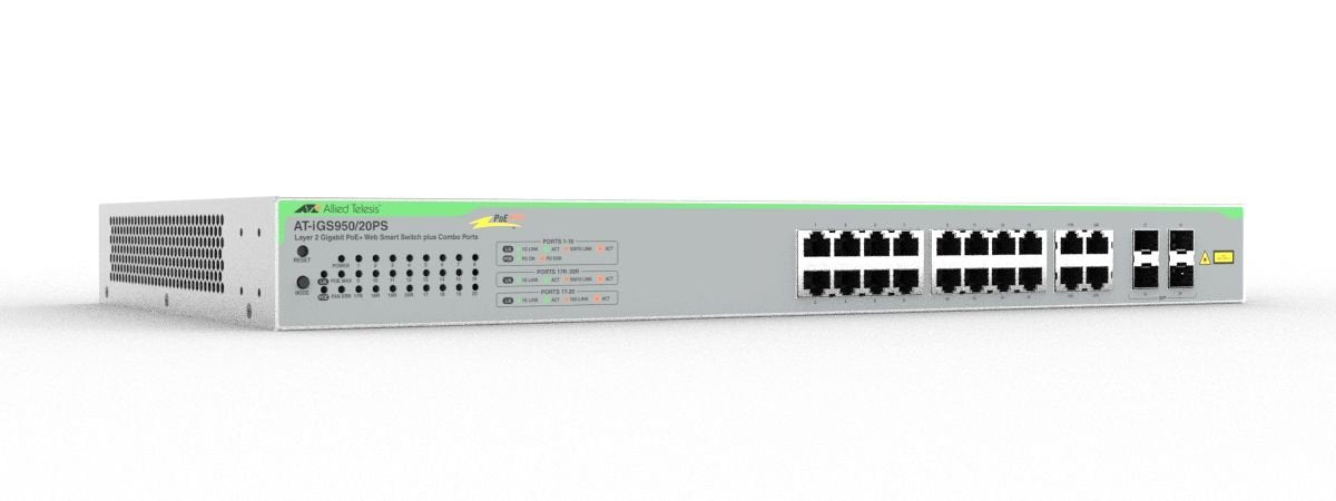 EAN 767035239538 - Allied Telesis iGS950/20PS Gestionado L2 Gigabit Ethernet (10/100/1000) Energía sobre Ethernet (PoE) Monta imagen 15