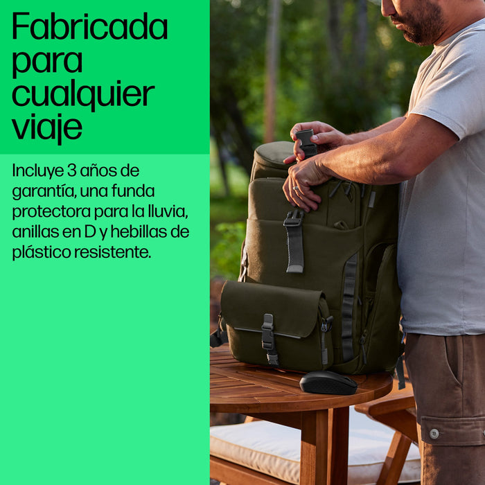 EAN 0197961660425 - HP 15.6 Modular Laptop Backpack 39,6 cm (15.6") Verde, Gris imagen 6