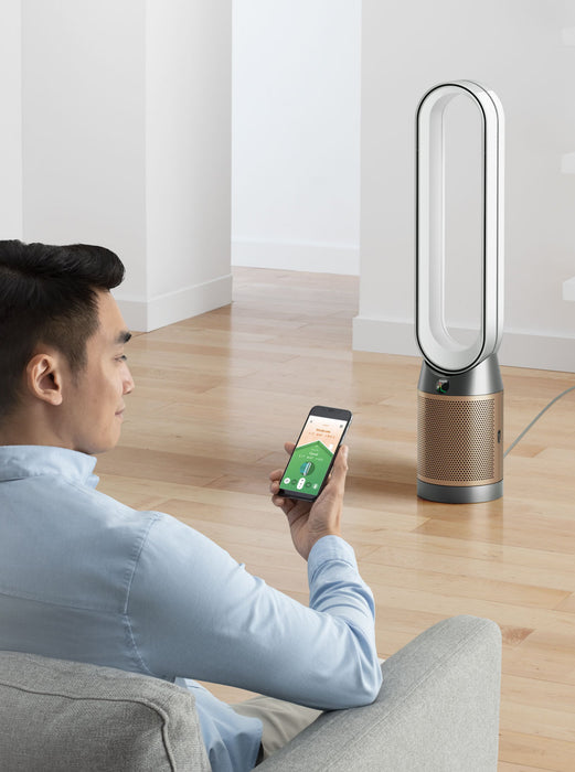 EAN 5025155100837 - Dyson Purifier Cool PC2 De-NOx 61,5 dB 40 W Oro, Blanco imagen 6